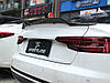 Карбоновий спойлер Audi A4 B9 тюнінг сабля (v3), фото 7