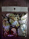 Набір метеликів із магнітом 12 шт (з подвійними крильцями), фото 2