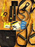 Петлі для функціонального тренінгу професійні TRX Pro 4 жовто-чорні, фото 4