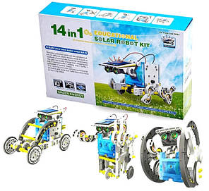 Конструктор робот на сонячній батареї Educational Solar Robot 14в1 183954, фото 4