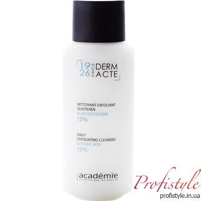Емульсія-ексфоліант із гліколевою кислотою 15% Academie Nettoyant exfoliant ÷idien acide glycolique 250 мл, фото 1