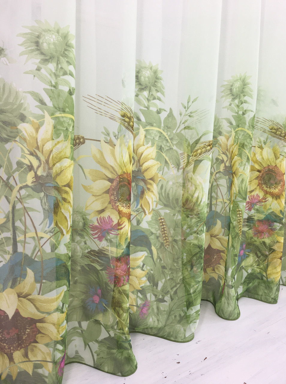 Готова тюль "Соняшник" №1 (300*270см)