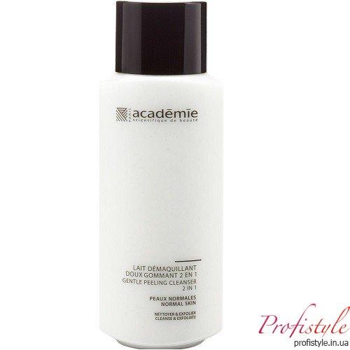 Молочко — м'який пілінг 2 в 1 Academie LAIT DEMAQUILLANT DOUX GOMMANT 2 en 1 (200 мл), фото 1