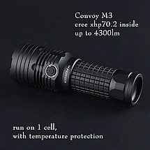 Ліхтар Convoy M1 XPL HI U3-7A (3000-3200К) 2800mA biscotti, фото 2
