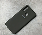 Чохол Silicone case full для Samsung Galaxy А20S А207 Olive, фото 4