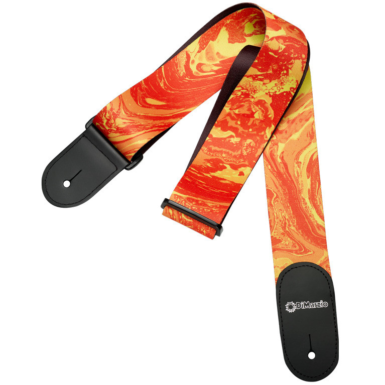 Гітарний ремінь DIMARZIO STEVE VAI PRINT - ORANGE UNIVERSE