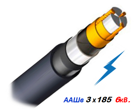Кабель ВВГнг 3х35 мідний ГОСТ ЗЗЦМ