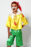 Карнавальный костюм из атласа "Буратино" размер 3-6 лет