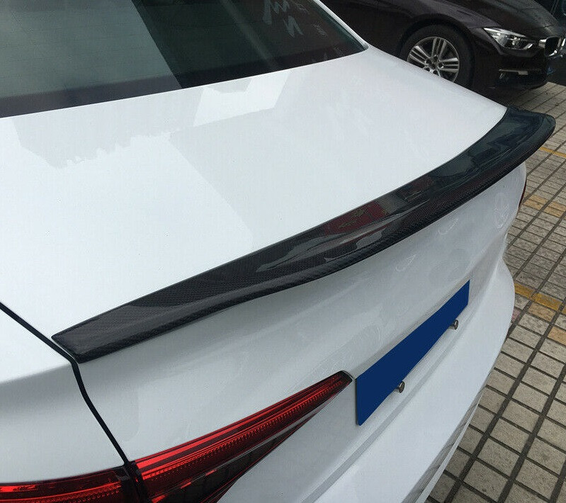 Карбоновий спойлер Audi A4 B9 сабля тюнінг (v4)
