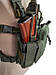 Нагрудник тактичний Akinak ремінно плечова система D3 Chest rig з напашником, фото 7