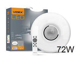 Світильник LED 72W з пультом світлодіодний 2800-6200K VIDEX RING круглий