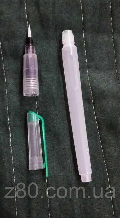 Набір пензликів з резервуаром Water Brush 6 шт нейлонові кисті, фото 3