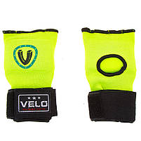Рукавички з бинтом зелені Velo, р. M, фото 3
