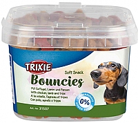 Trixie TX-31507 Мягкое лакомство "Bouncies" для собак мелких пород 140г (баранина, птица, рубец).