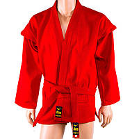 Кимоно для самбо Mizuno куртка+шорты(эластан) красное SMR-58,190