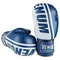Перчатки для бокса Venum PVC синие 8 унции VM19-8B
