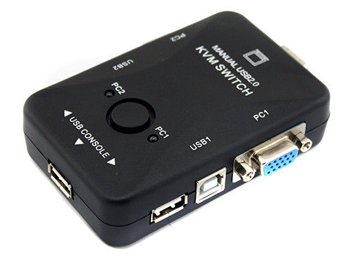 2-портовий KVM свіч, перемикач USB