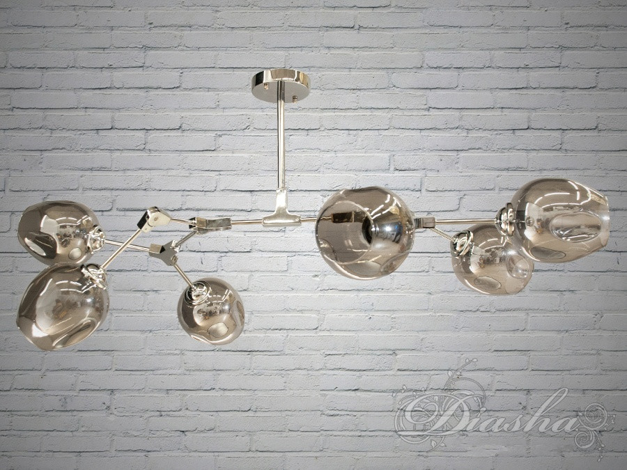 Люстра молекула в хромі 881-6HR, фото 1
