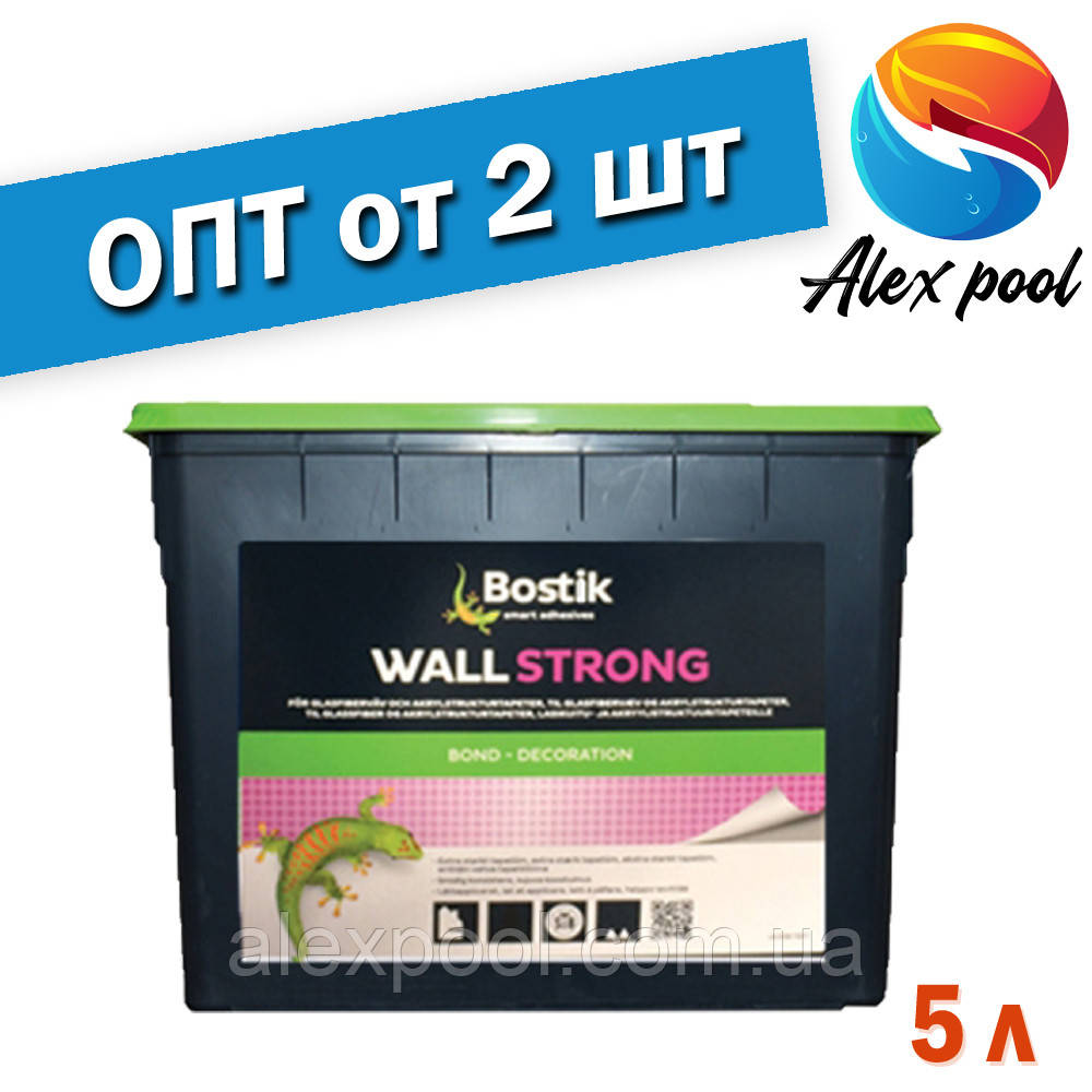 Bostik Wall Strong (75) - клей для склополотна, 5 л