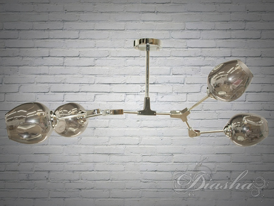 Люстра в стилі Loft - "Молекула" на 8 ламп, фото 1