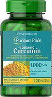 Puritans Pride, Curcumin 1000 мг (120 капс.), куркумин 95% + биоперин