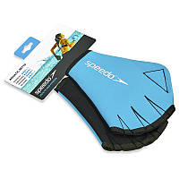 Перчатки для аквафитнеса SPEEDO 8069190309 (неопрен, р-р S, голубой-черный)