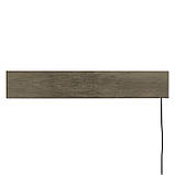 Керамічний теплий плінтус c програматором Flyme 420PB коричневе дерево, фото 7