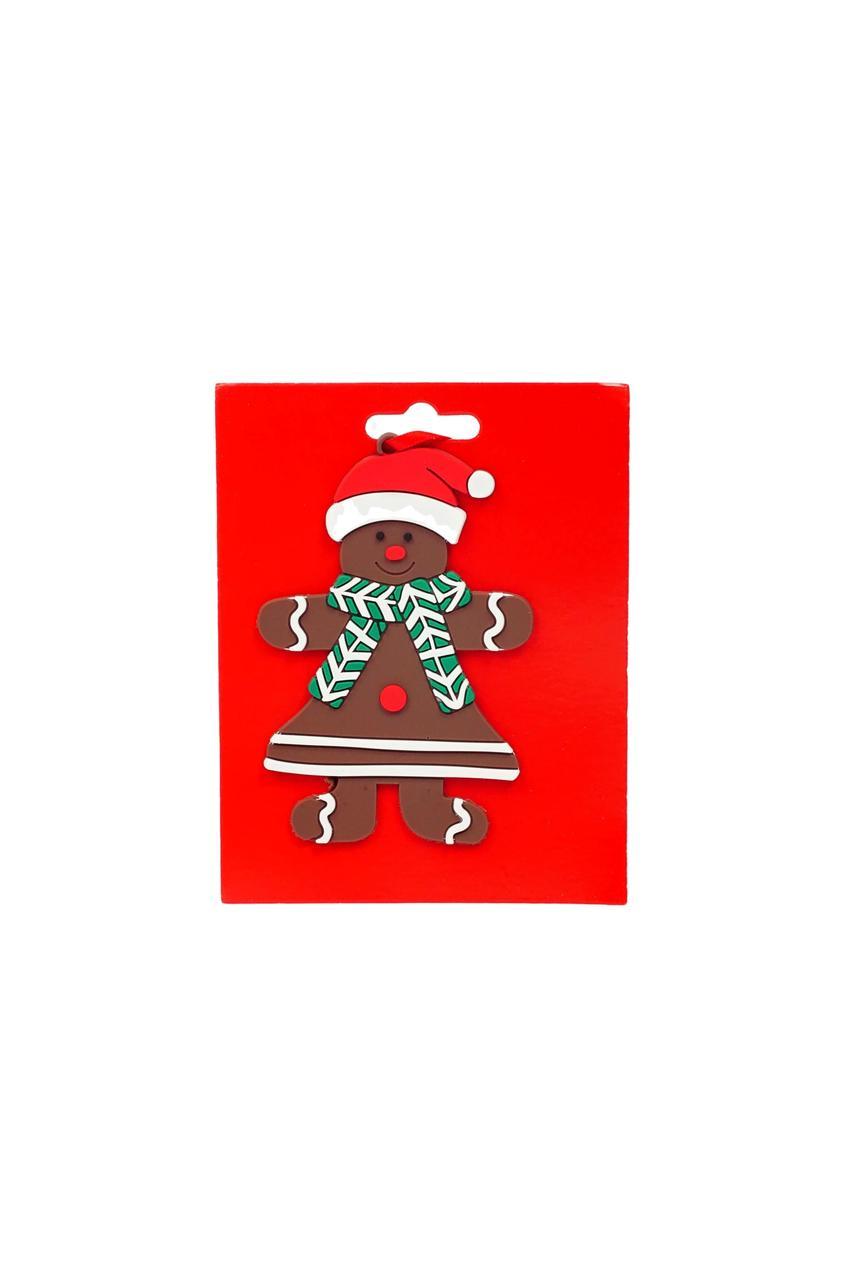 Новорічна іграшка на ялинку Пряниковий Сніговик Christmas gifts, фото 1