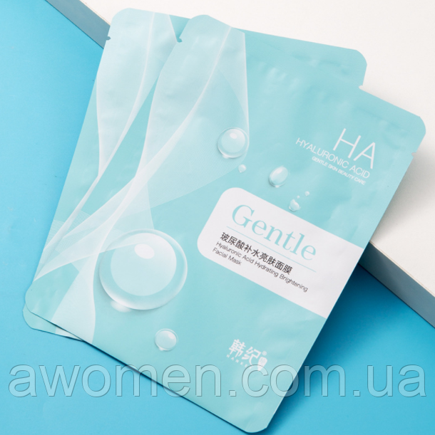 Маска для обличчя Hankey Hyaluronic Acid з гіалуроновою кислотою 30 g