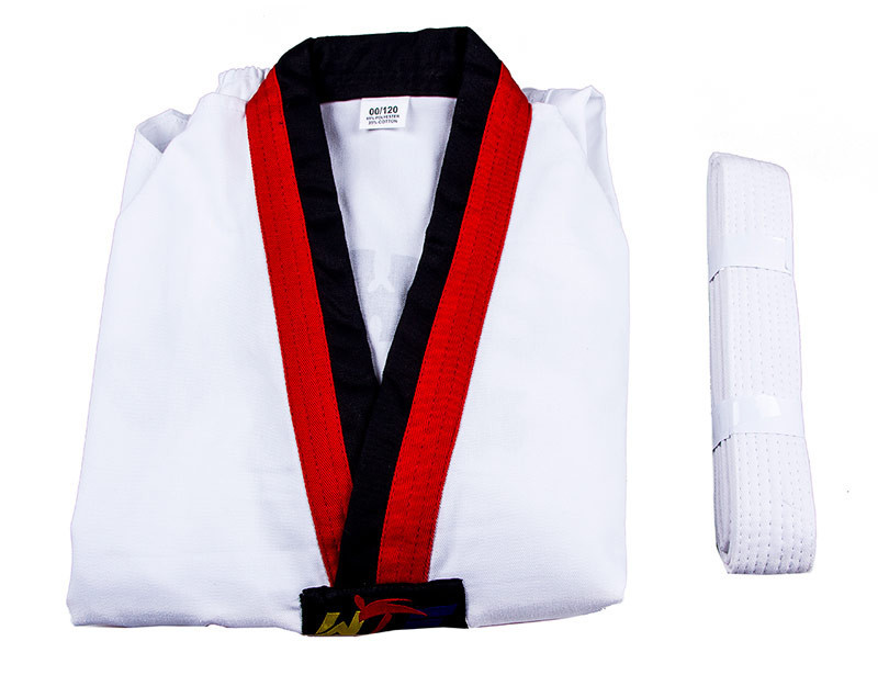 Добок для тхэквондо кимоно белое WTF140: Gsport 44-46 / 160 см. - фото 2 - id-p1297428662