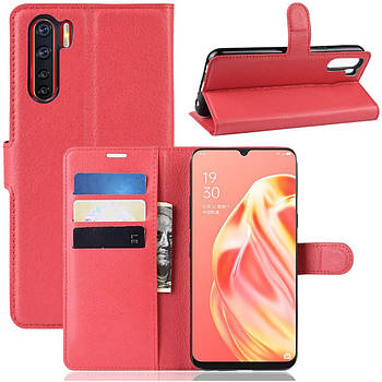 Чохол-книжка Litchie Wallet для Oppo Reno 3 / A91 Red