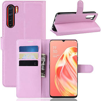 Чохол-книжка Litchie Wallet для Oppo Reno 3 / A91 Pink