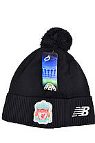 Шапка з помпоном Flexfit FC Liverpool 53-57 см Чорна (F-0918-143), фото 4