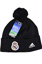 Шапка з помпоном Flexfit FC Real Madrid 53-57 см Чорна (F-0918-148), фото 4