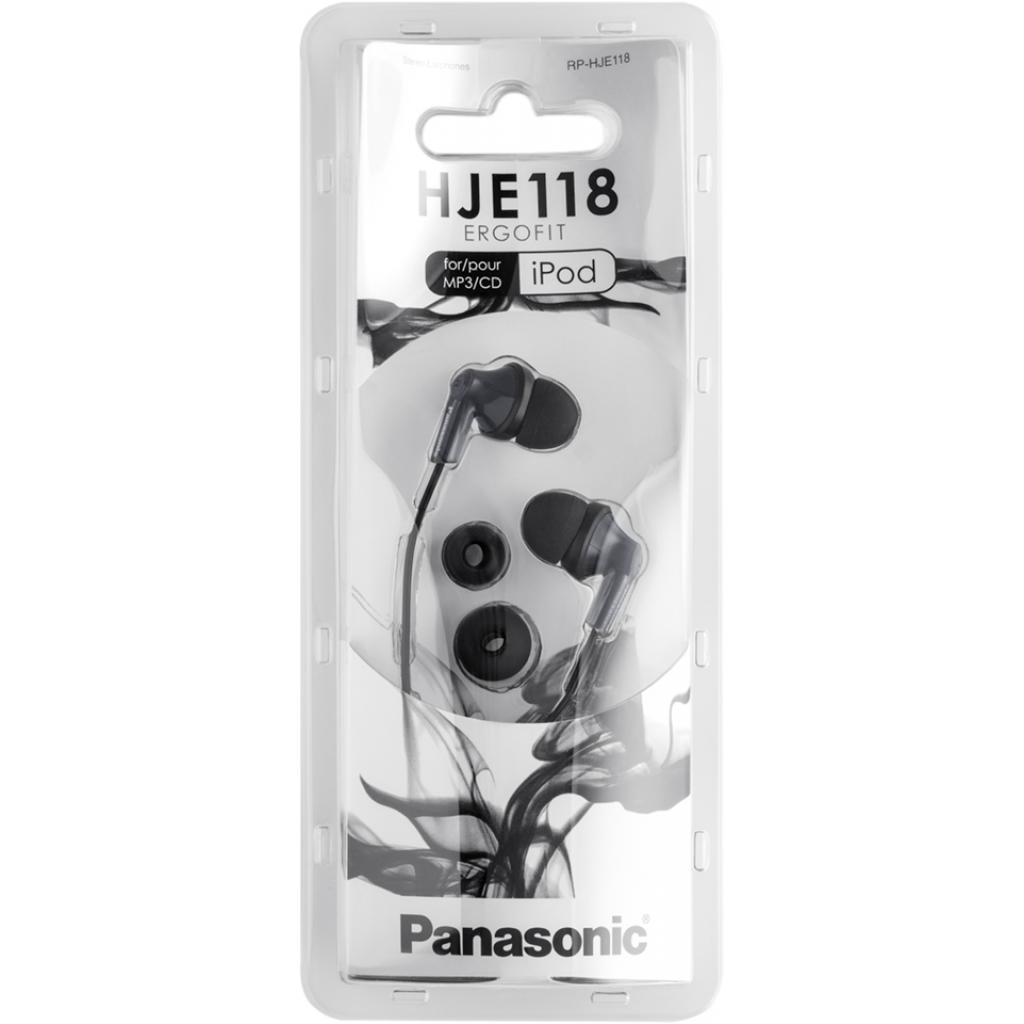 Навушники без мікрофону Panasonic RP-HJE118GU-K Black