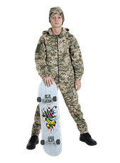 Костюм підлітковий ARMY KIDS Лісохід камуфляж Піксель 164-170 см, фото 4
