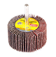 Насадка шліфувальна пелюсткова MASTERTOOL зерно 80 60х30 мм зі стрижнем 6 мм 08-2278