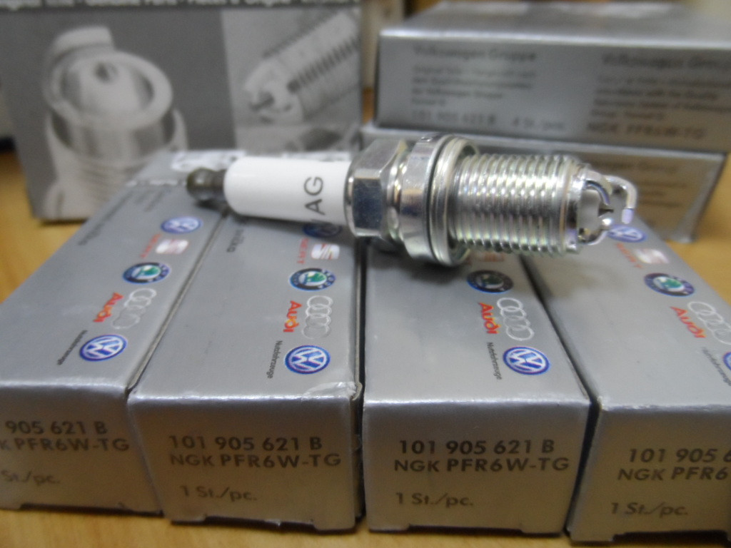 Свечи Зажигания Laser Platinum Volkswagen AG 101905621B (NGK PFR6W-TG ...