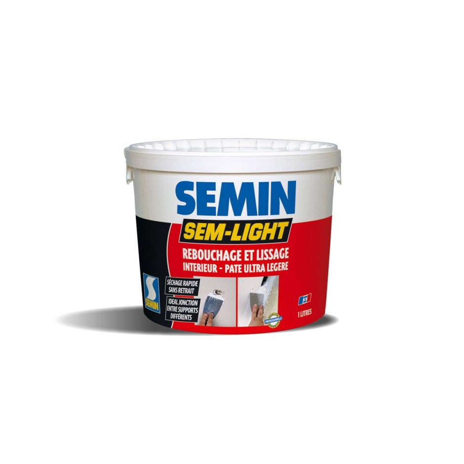 Надлегка безусадкова шпаклівка SEMIN SEM LIGHT, 5 кг