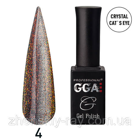 Хрустальний котяче око GGA Professional No4,10 мл, фото 1