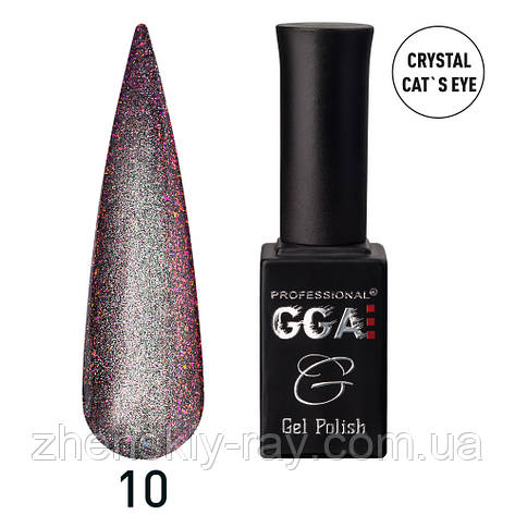Хрустальний котяче око GGA Professional No10,10 мл, фото 1