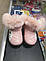 Уггі чобітки зимові для дівчинки рожеві натуральне хутро Кролик розмір 24 25 26, фото 2