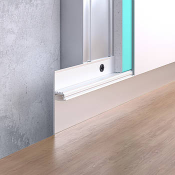 Плінтус прихованого монтажу FSPRO 50 мм алюмінієвий під LED-стрічку 2,5 м Анодований (F1.50L10A)