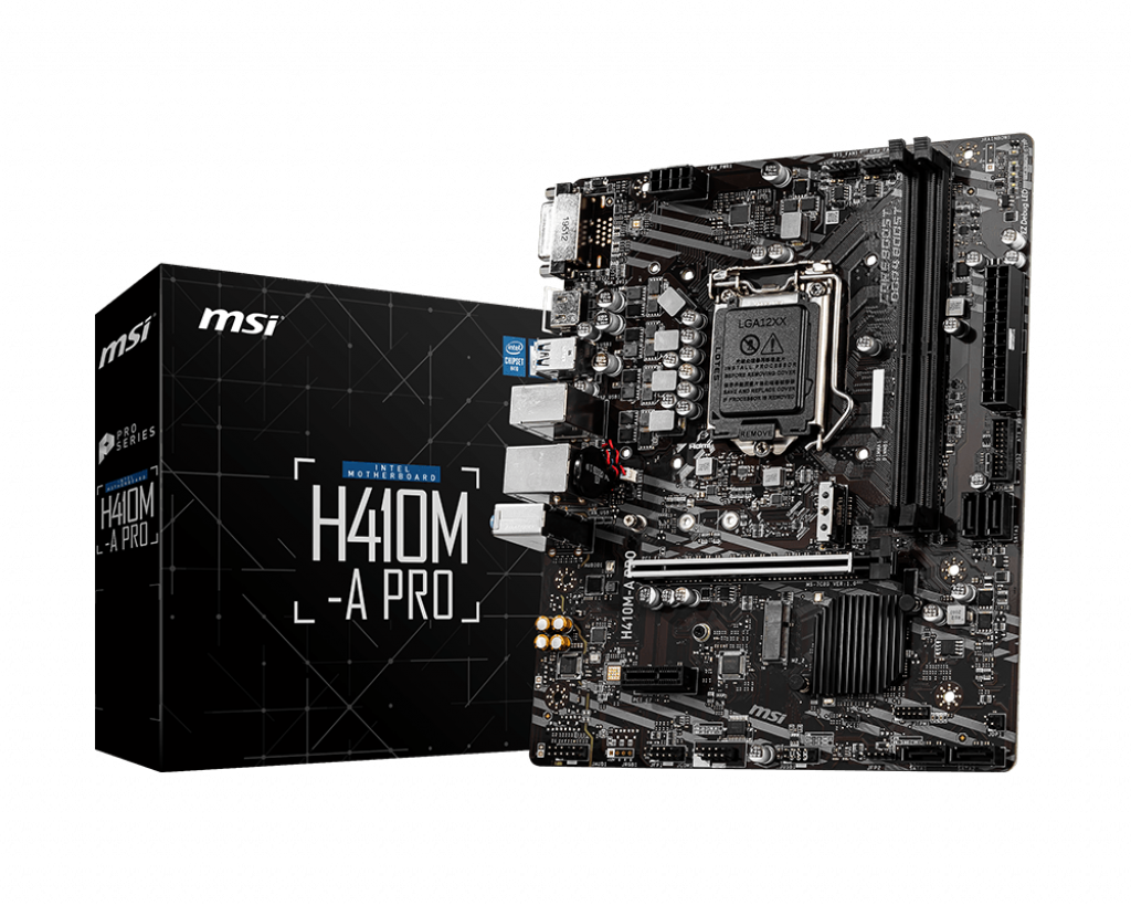 Материнська плата MSI H410M-A PRO s1200