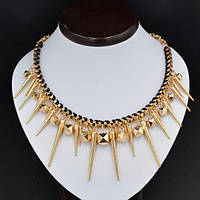 Кольє Панк Рок Метал Колір Золото