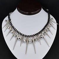 Кольє Панк Рок Метал Колір Срібло