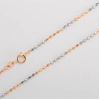 Ланцюг XUPING 1 мм 45 м Позолота та Родій Гірлянда