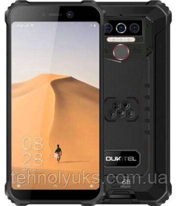 Смартфон OUKITEL WP5 4/32Gb Black, 13+5+2/5Мп, 5.5" IPS, 2SIM, IP68, 4G, 8000мА, Helio P22, фото 1