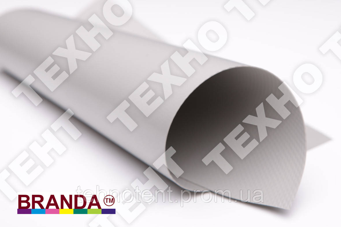 Тканина ПВХ 450 г/м2 TM Branda (Туреччина) рулон 1.5 м, срібло / металік