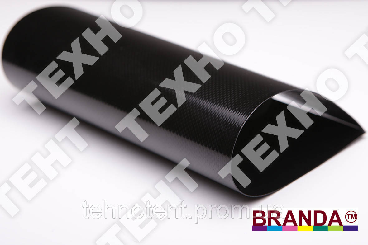 Тканина ПВХ 450 г/м2 TM Branda (Туреччина) рулон 1.5 м, чорна